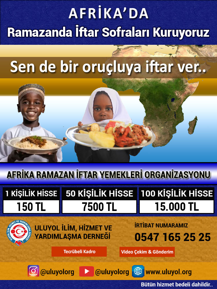Afrika’da Ramazanda İftar Sofraları Kuruyoruz